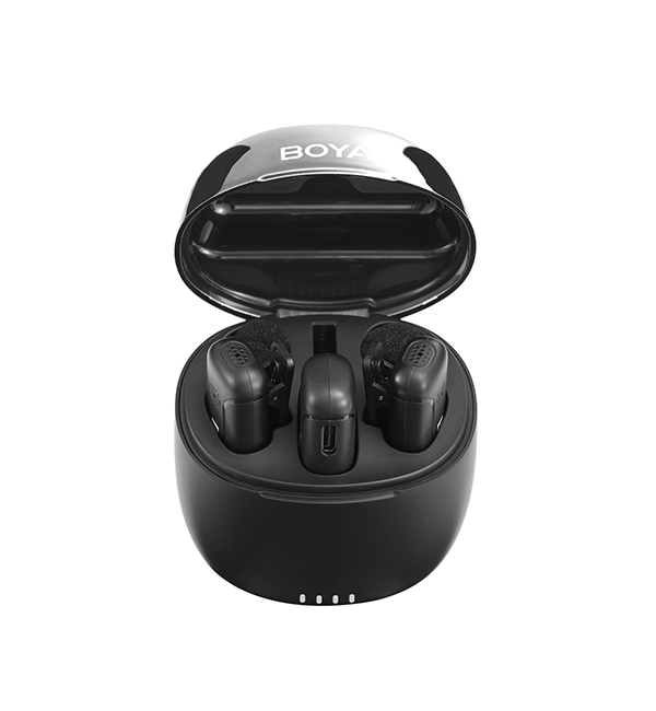 Boya BY V2 Dual Collar Wireless Microphone For iPhone