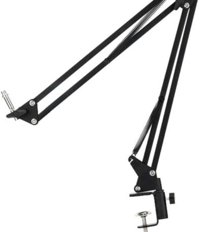 BOYA (BY-K171) Boom Arm, Table Microphone Stand Adjustable & Foldable For Streaming/Podcast/Video Gaming/Recording