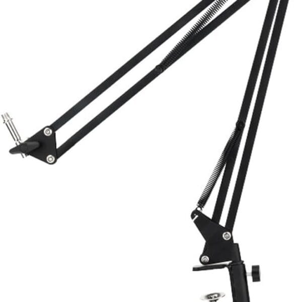 BOYA (BY-K171) Boom Arm, Table Microphone Stand Adjustable & Foldable For Streaming/Podcast/Video Gaming/Recording