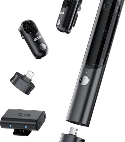 BOYA Magic Transformable Al-Powered Mini Wireless Microphone 02
