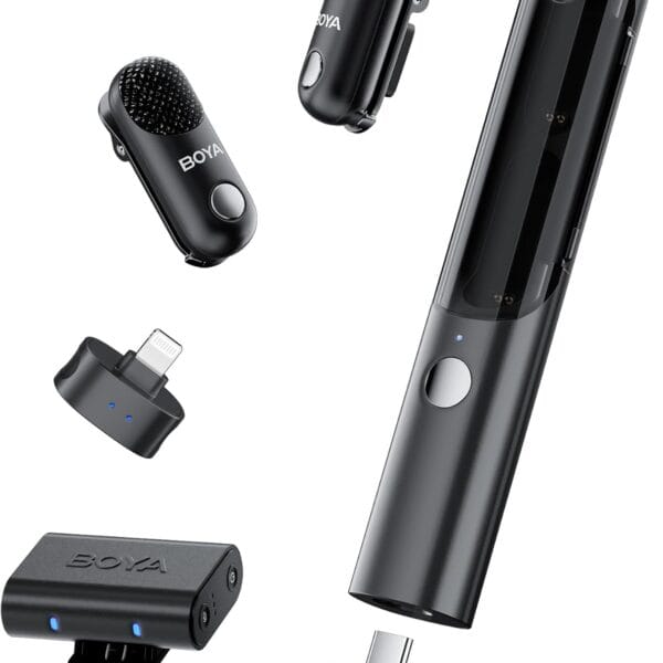 BOYA Magic Transformable Al-Powered Mini Wireless Microphone 02